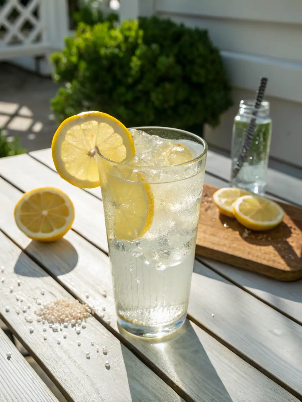 A refreshing glass of homemade lemonade with lemon slices and mint leaves, showcasing its vibrant color and natural ingredients.